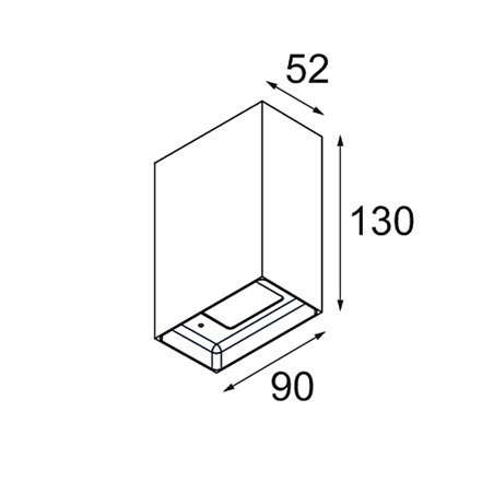 Modular Sulfer Wall Up/Down 2x LED DE | Wall lamp