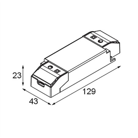 Modular LED Driver Constant Current 450-600mA 25W