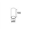 Modular Smart Tube Surface 82 XL 1x 1800-3000K WD DI 350mA | Deckenlampe