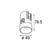 Modular Minude Recessed Trimless 49 1x IP54 LED DE | Einbauspot