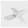 Modular Track 48V Connection X Electrical/Mechanical (For Surface Mounting)