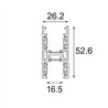 Modular Track 48V High Profile Suspended Up/Down 3000