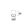 Modular Smart Tube Surface 82 S 1x DE | Ceiling lamp
