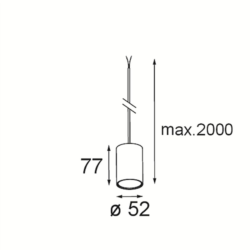 Modular Smart Tube Kompas Suspended 48 1x DE | Hängelampe