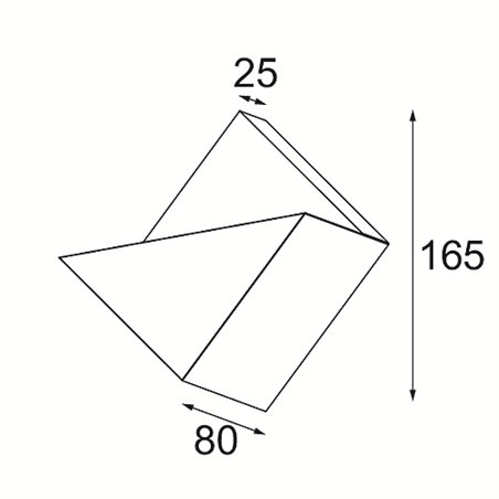 Modular Impulse Square Wall 1x IP44 LED DE | Wall lamp