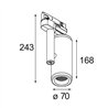 Modular Medard Track 230V Adjustable 70 1x LED DI | Schienenbeleuchtung