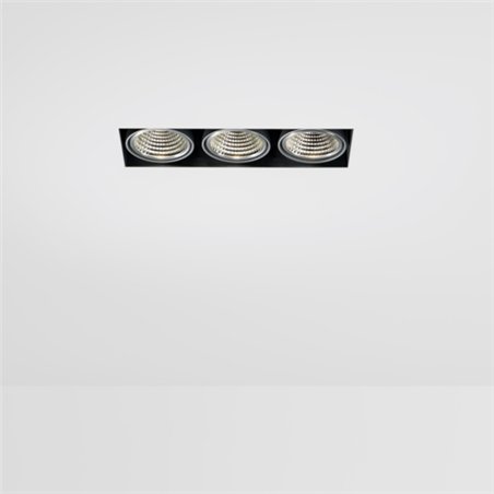 Modular Mini-Multiple Smart Ring Recessed Trimless Adjustable 3x LED DE | Recessed spot
