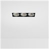 Modular Mini-Multiple Smart Ring Recessed Trimless Adjustable 3x LED DE | Recessed spot