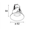 Modular Smart Cake Recessed 82 1x GU10 | Recessed spot