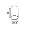Modular Smart Tube Surface 48 1x DE | Ceiling lamp