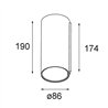 Modular Smart Tube Wall Up/Down 82 XL 2x DE | Wandlampe