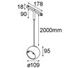 Modular Marbul Track 48V Suspended Adjustable 109 1x LED | Schienenbeleuchtung
