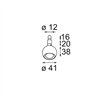 Modular Marbulito Jack Adjustable 41 1x LED DE | Deckenlampe / Wandlampe