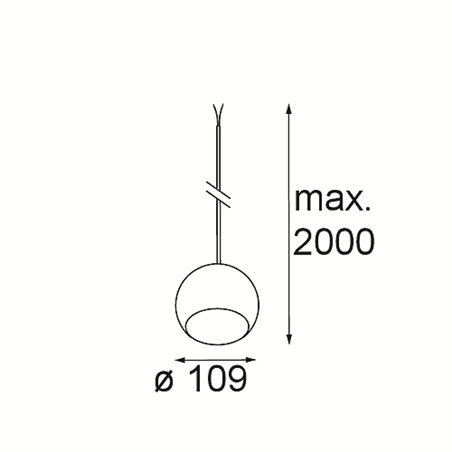 Modular Marbul Kompas Suspended 109 1x LED DE | Suspension lamp