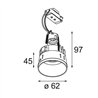 Modular Tetrix Straight Recessed 62 1x LED GU10 | Einbauspot