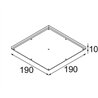 Modular Gypsum Fibreboard 190x190