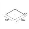 Modular Gypsum Fibreboard 290x280