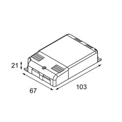 Modular LED Driver Constant Current 250-700mA 15-32W