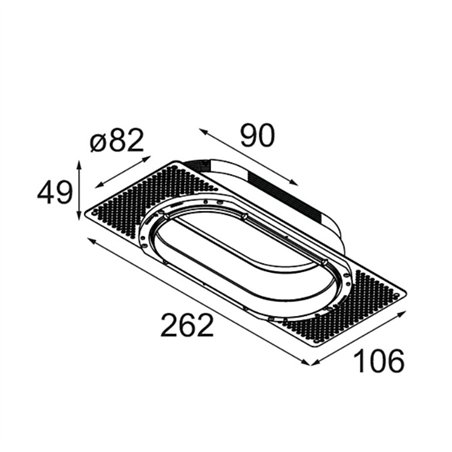 Modular Ring Recessed Trimless 82 2x