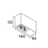Modular Qbini Box Surface 2x DI 500mA | Deckenlampe