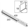 Modular Pista Linear Spots Track 48V 429 1x LED | Track lighting fixture