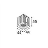 Modular Qbini Round In 1x IP55 LED DE | Einbauspot