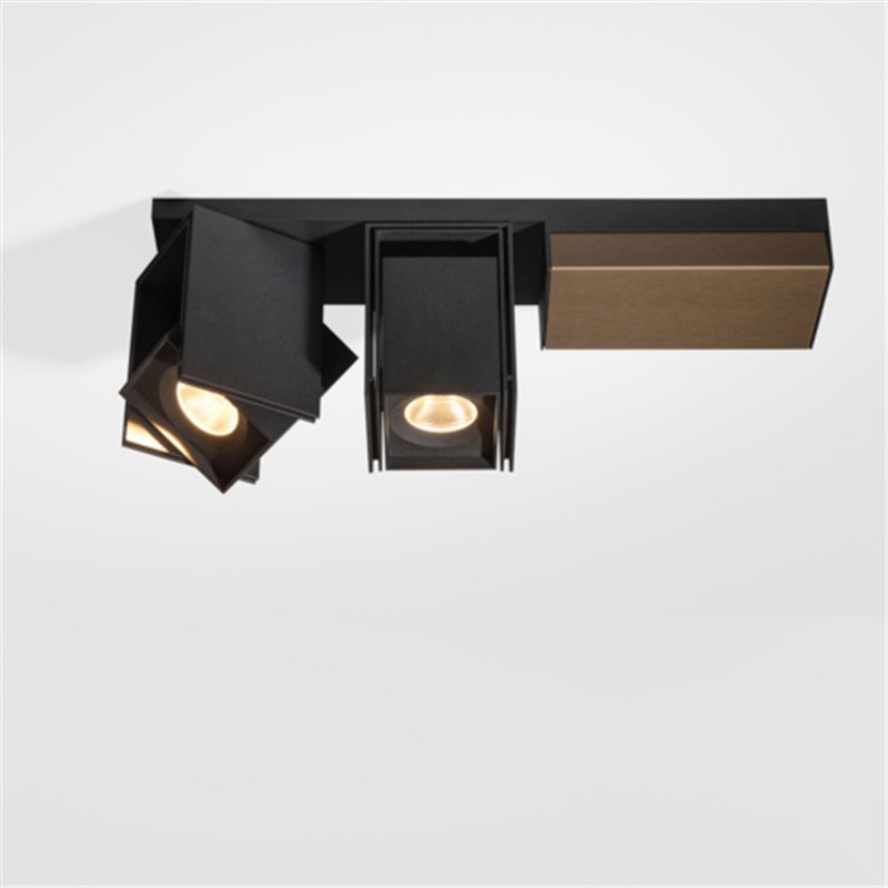 Modular Rektor Surface Adjustable 78x78 2x LED DI | Deckenlampe / Wandlampe