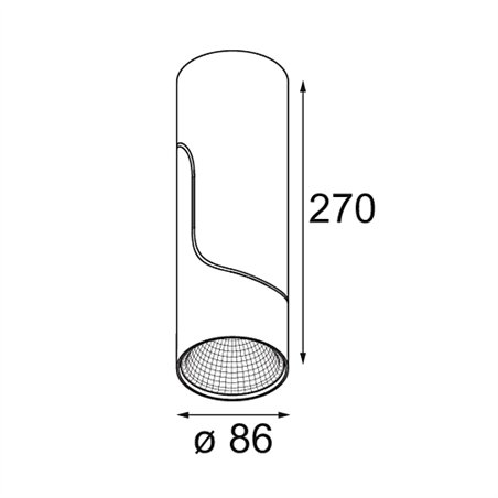 Modular Semih Surface Adjustable 86 1x LED DI | Ceiling lamp