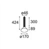 Modular Extruded Suspended 46 300 1x LED DE | Suspension lamp