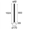 Modular Extruded Suspended 46 900 1x LED DE | Suspension lamp