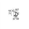 Modular Rektor Track 48V Adjustable 57x50 1x LED | Schienenbeleuchtung