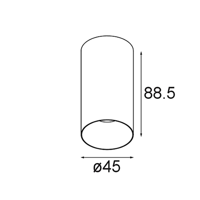 Modular Minude Surface 45 1x LED DE | Deckenlampe