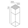 IP44 Fil M Stehleuchte Schwarz (tief) - Outlet