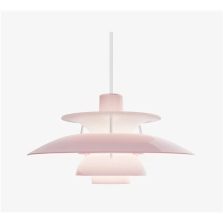Louis Poulsen PH 5 Opal (opal rose) Suspension lamp - Outlet