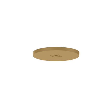 Wever & Ducré SUSP SINGLE CEILING BASE SEMI REC 1.5 ROUND