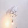 SELETTI Bird Lamp  Left Indoor White