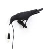 SELETTI Bird Lamp  Left Outdoor Black