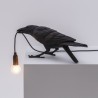 SELETTI Bird lamp Playing Indoor Black