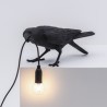 SELETTI Bird lamp Playing Indoor Black