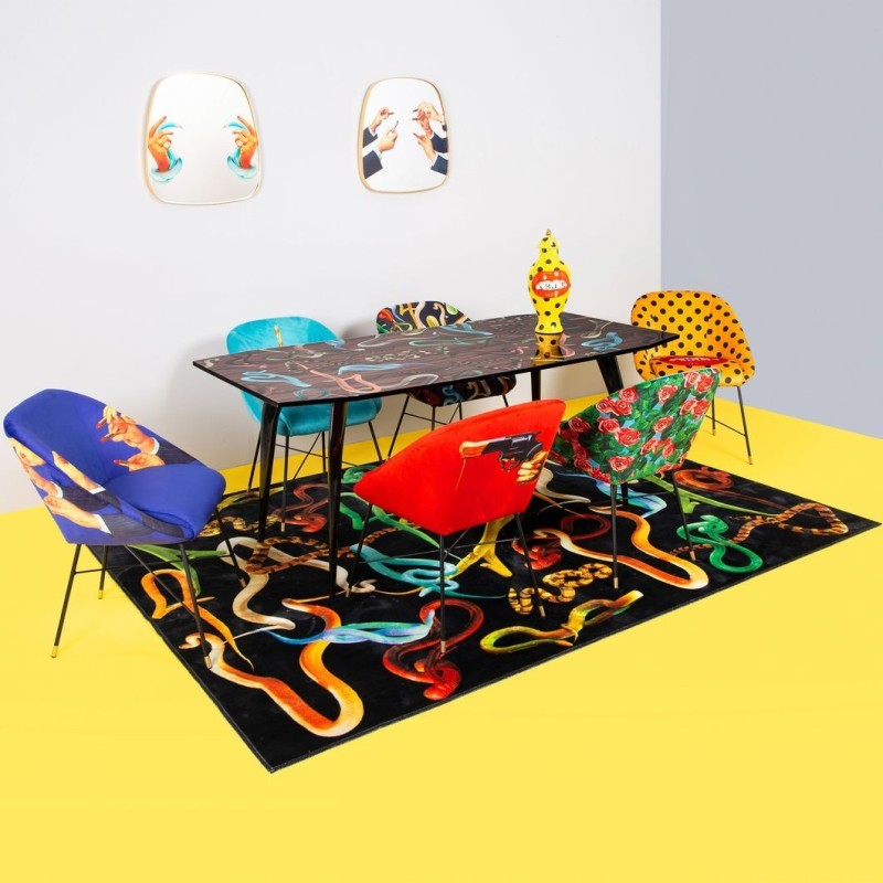 SELETTI Toiletpaper Chair  - Lipsticks