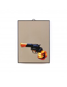 SELETTI Toiletpaper Mirror 22,5x29,5 cm - Revolver