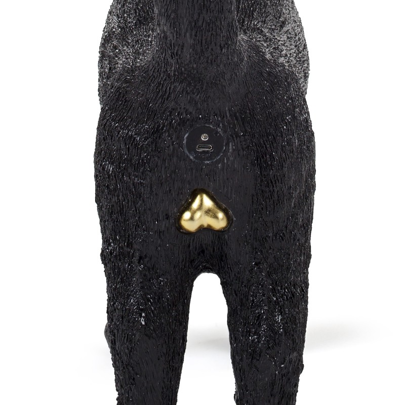 SELETTI The Jobby Cat Lamp Black