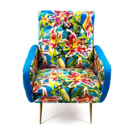 SELETTI Toiletpaper Armchair  - Flowers