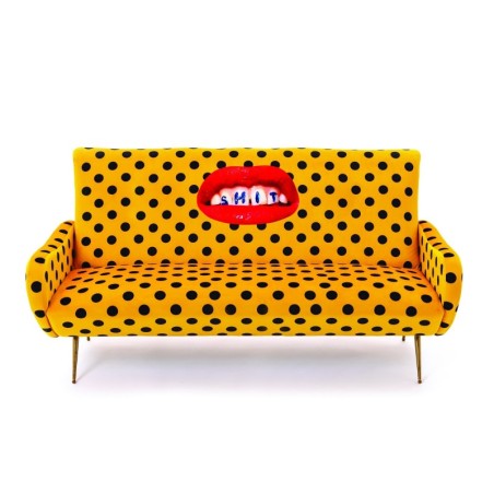 SELETTI Toiletpaper Three Seater Sofa - Shit