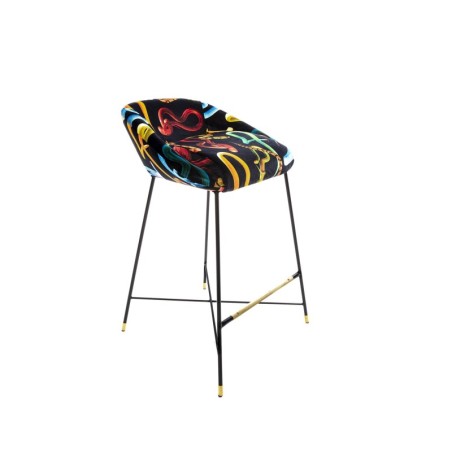 SELETTI Toiletpaper High Stool - Snakes