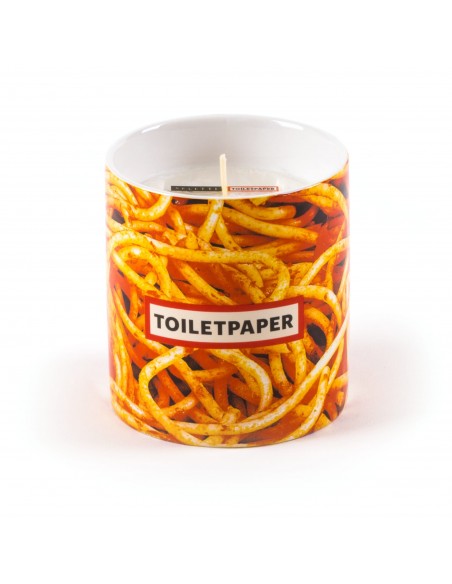 SELETTI Toiletpaper Candle in porcelain jar - Essence Entropy