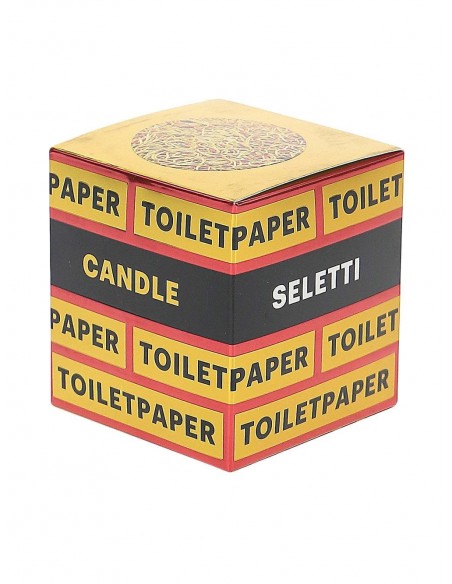 SELETTI Toiletpaper Candle in porcelain jar - Essence Entropy