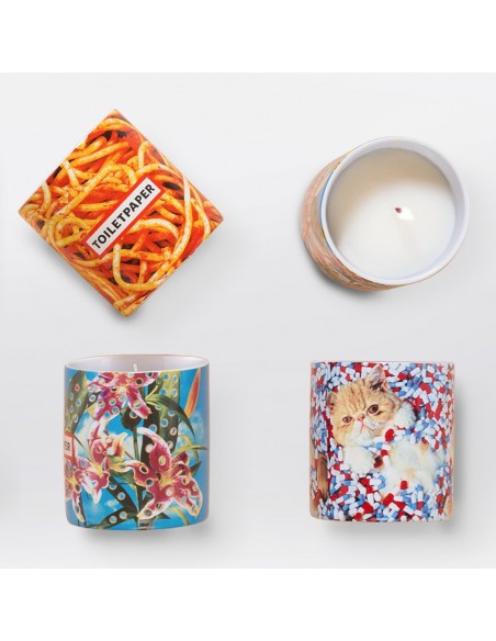 SELETTI Toiletpaper Candle in porcelain jar - Essence Entropy