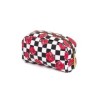 SELETTI Toiletpaper Beauty case Large 23x8 h.13 - ROSES ON CHECK
