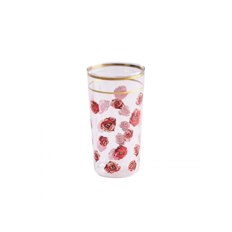 SELETTI Toiletpaper glass - roses